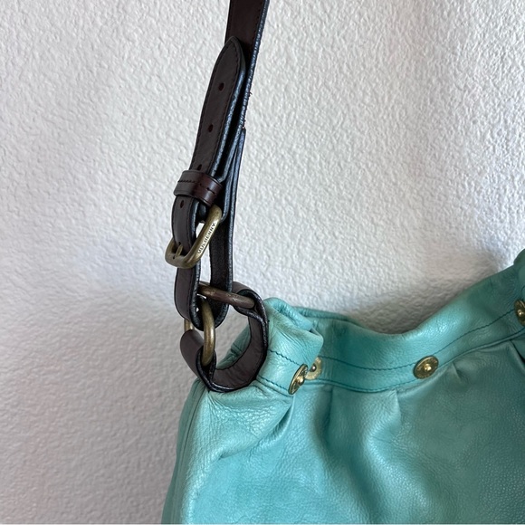 Mulberry Mitzy Medium Hobo Crossbody Messenger Emerald Pebbled - Picture 2 of 15